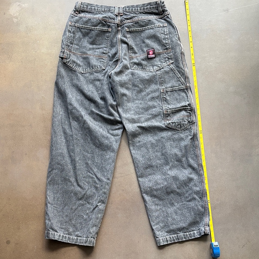 Baggy Carpenter jeans 34x32 Gray/Black Wash Jeans